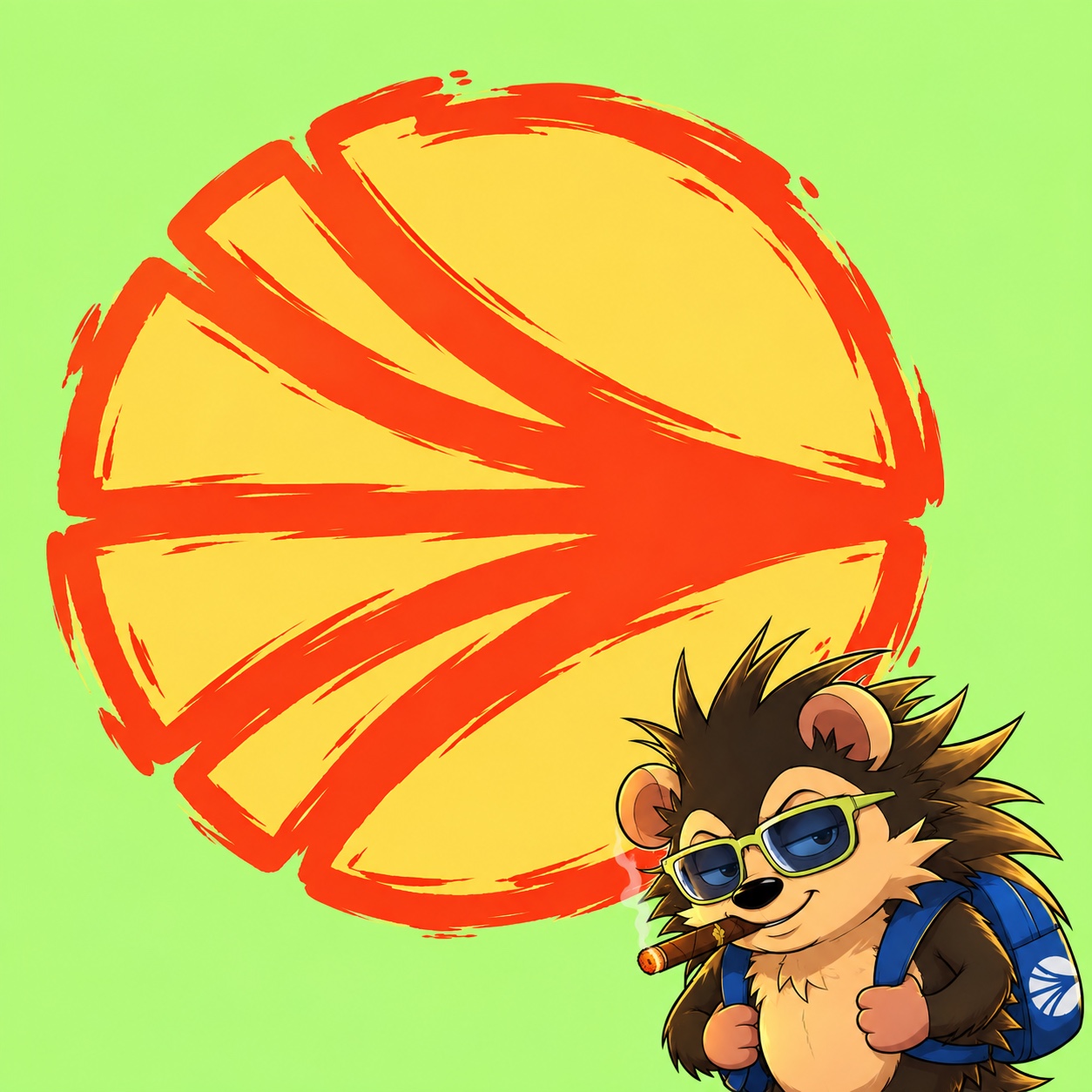 HEDGY and Sonic artwork